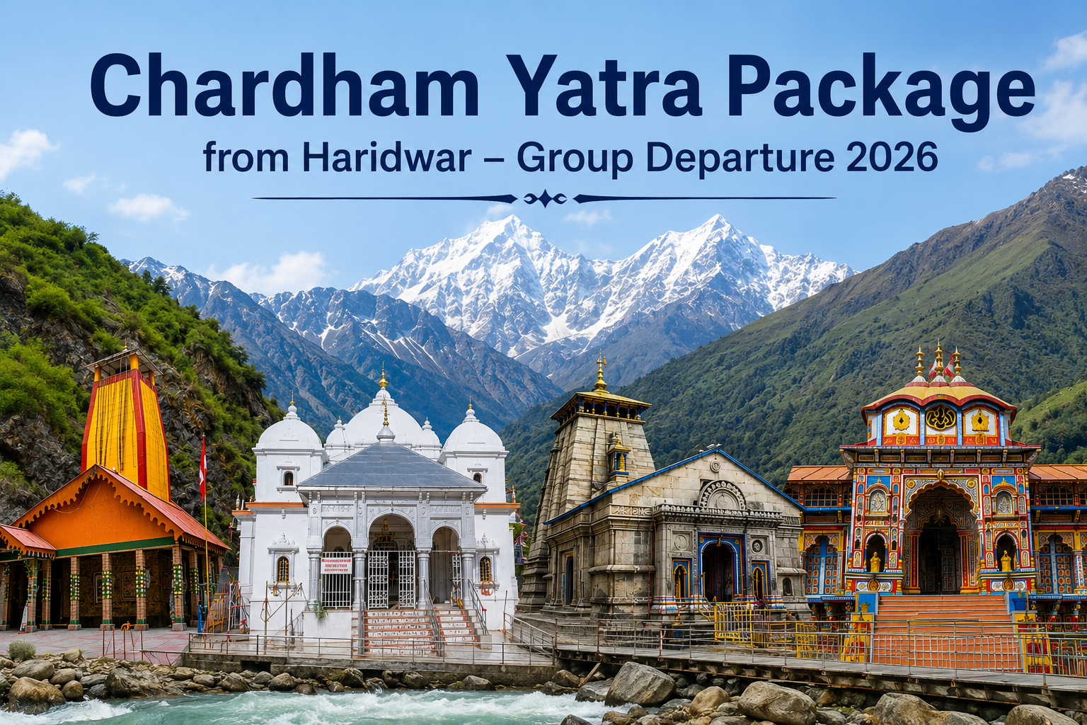 Char Dham Yatra Package From Haridwar Group Departure 2026